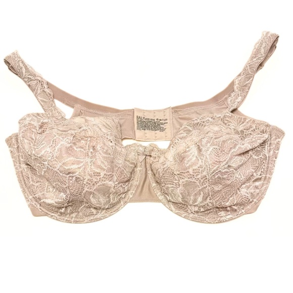 BALI Lace Bra - Underwire Full-Coverage All-Over Lace 42DD Intimate Lingerie - Picture 1 of 11
